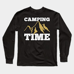 Camping Time T Shirt For Women Men Long Sleeve T-Shirt